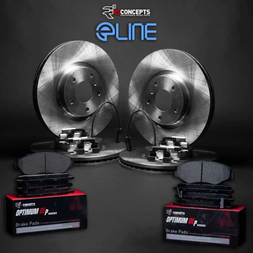 Blank Rotors with OPTIMUM OEp Pads, Hardware and Sensor