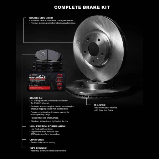 Blank Rotors with PERFORMANCE Off-Road/Tow Pads