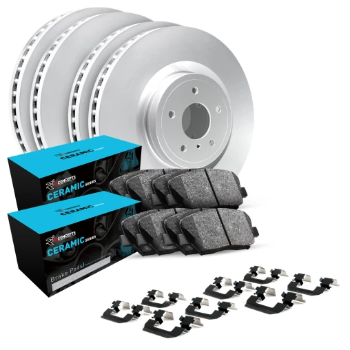 Blank Rotors with CERAMIC Pads and Hardware