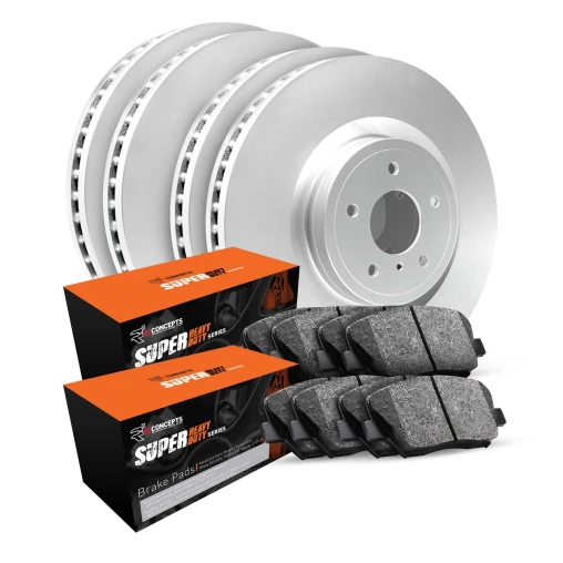 Blank Rotors with SUPER Heavy Duty Pads