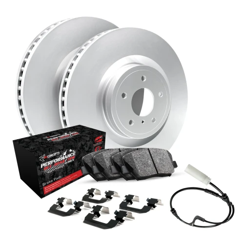 R1 GEO-Carbon Series Blank Brake Rotors; R1 PERFORMANCE Off-Road/Tow Series Brake Pads; Hardware & Sensor