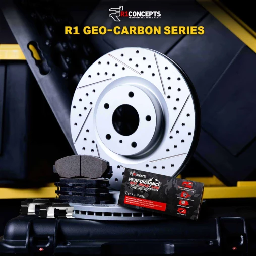 Drilled & Slotted Rotors with PERFORMANCE Off-Road/Tow Pads and Hardware