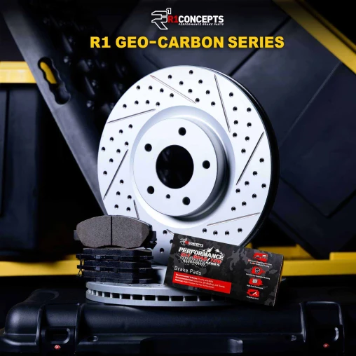 Drilled & Slotted Rotors with PERFORMANCE Off-Road/Tow Pads