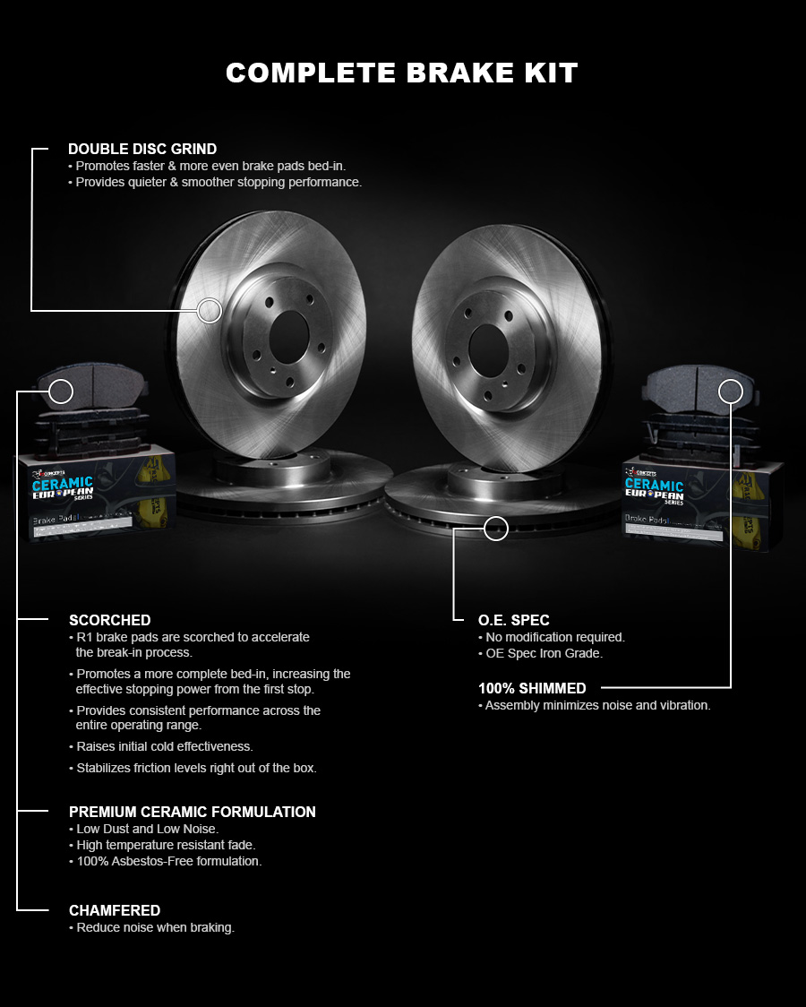 2017 Audi Q7 Prestige eLINE Rotors with Ceramic European