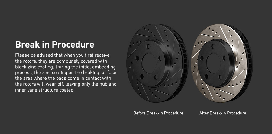 2016 Toyota Sequoia Limited Black Performance Drilled/Slotted Rotors with OPTIMUM OEp
