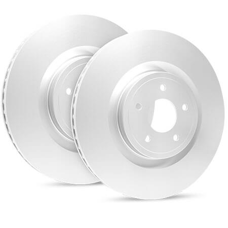 R1Concepts CEDS10696 Eline Series Cross-Drilled Slotted Rotors And Ceramic Pads 